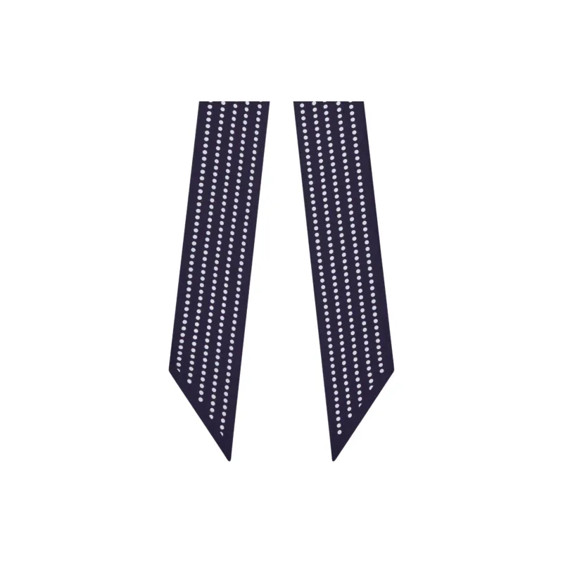 GIVENCHY Silk Scarves Women's Marine Blue-2