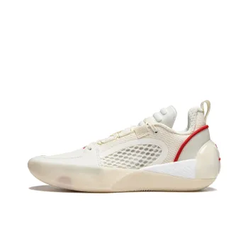 LINING All City 12 Encore Basketball Shoes Men Low Top Ecru