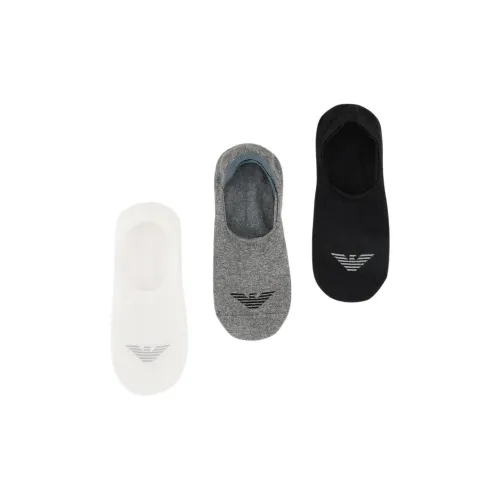 EMPORIO ARMANI No Show Socks Men's 3 Pack