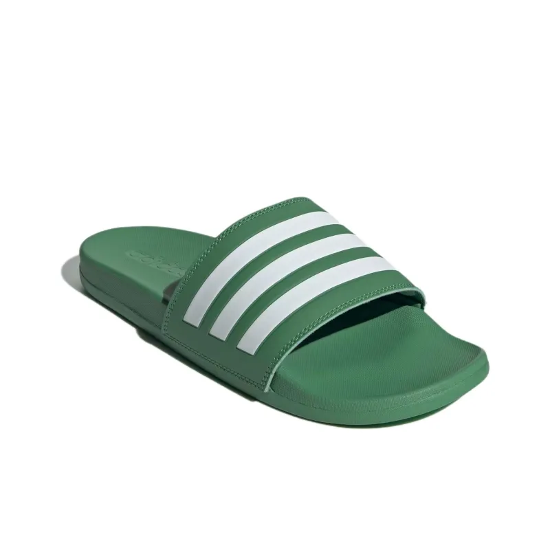 Adidas Adilette Comfort Slides Preloved Green Cloud White-2