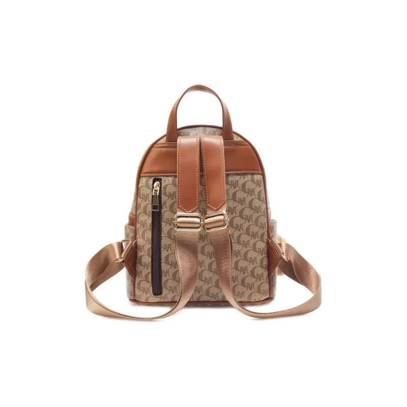 Weymond Soft Leather Backpack Women's Ecru/Earth Yellow-4