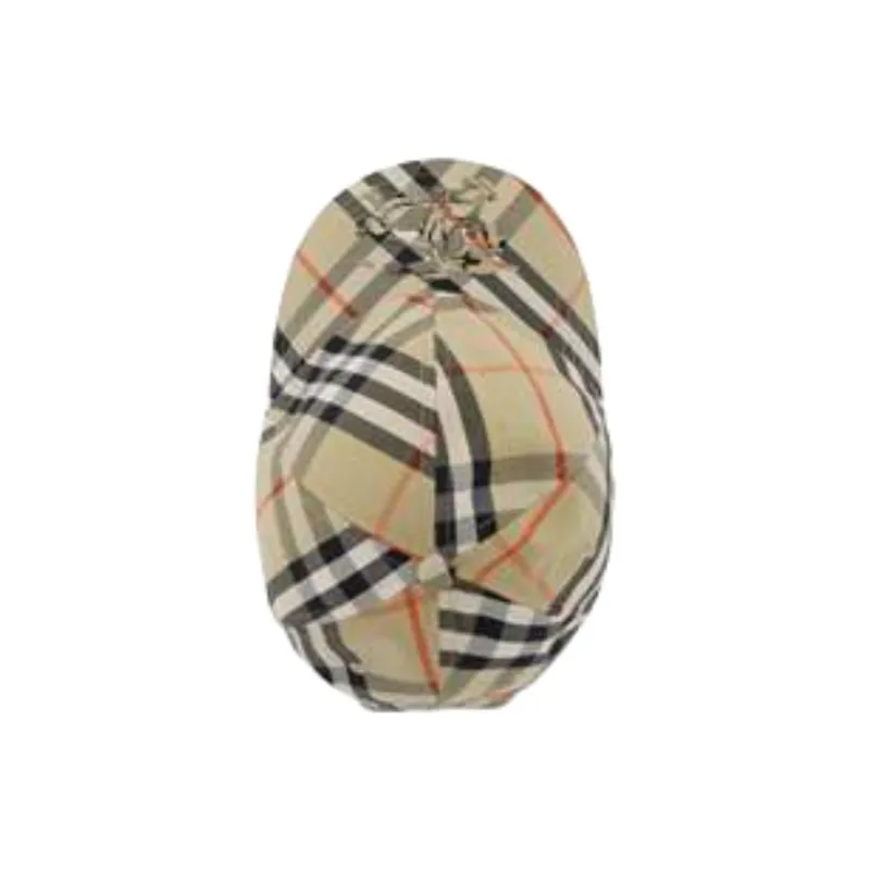 Burberry Checked Equestrian Knight Motif Baseball Cap-2