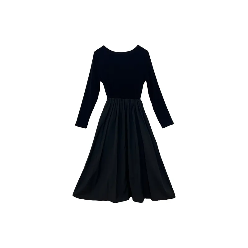 Icicofficial Long Sleeved Dresses Women's Black-1