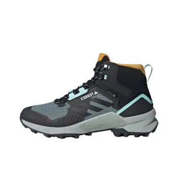 Adidas Terrex Swift R3 Mid Gore Tex Semi Flash Aqua Core Black Preloved Yellow