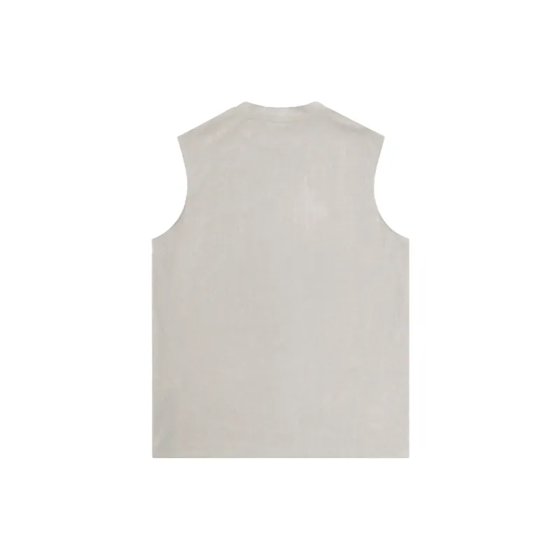Suamoment Casual Loose Fit Sleeveless Tank Top Unisex-9