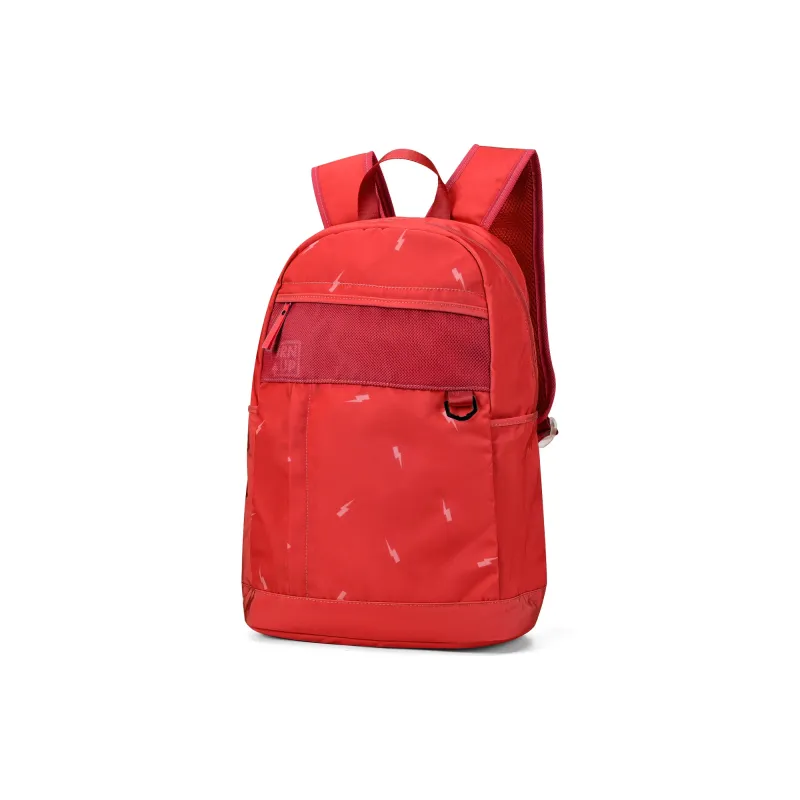 TURN UP Polyester Backpack Regular Unisex Red-1