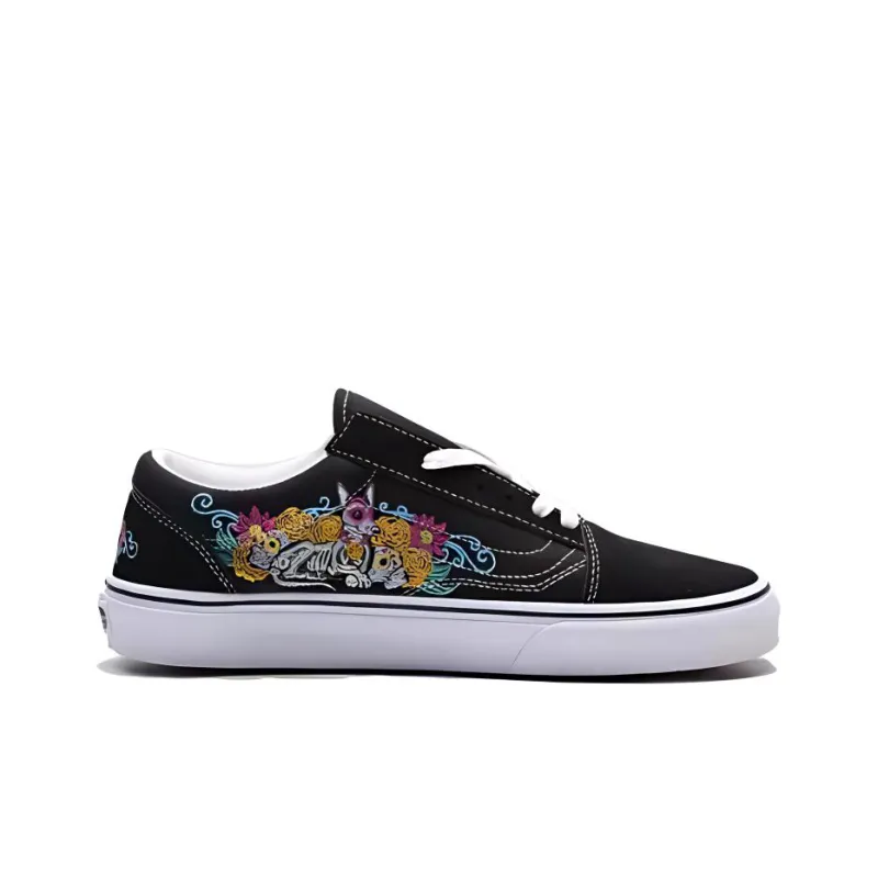 Vans Old Skool Dia De Los Muertos 'Black'-1
