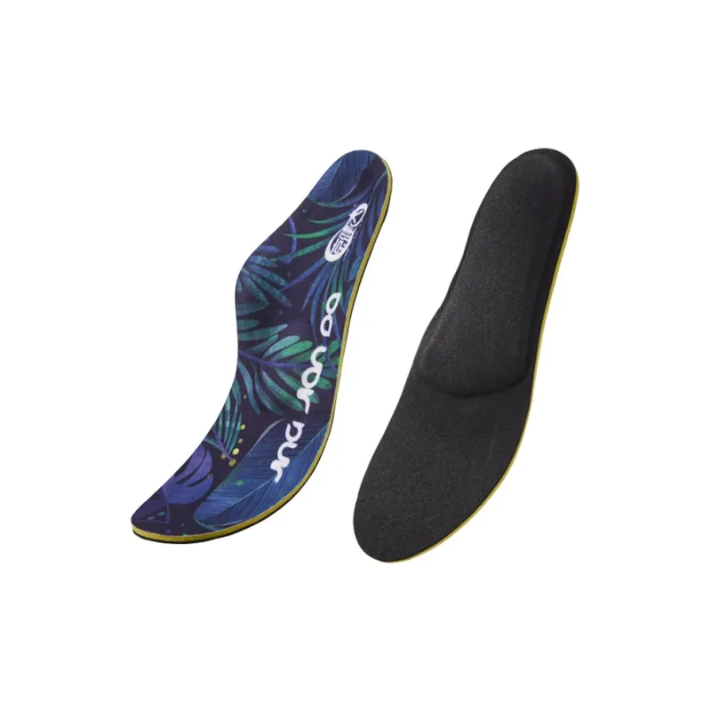 Jing Jianda Elastic Fabric Cotton/Latex Arch Support Pad/Soft Wood Foot Arch Support/EVA Insoles Men's Blue-2