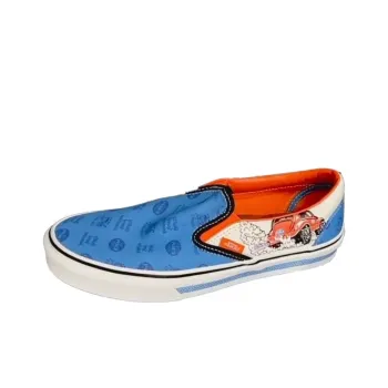 EMPI x Vans Slip-on Anti-Slip And Wear-Resistant Lightweight Low-Top Skateboard Shoes Unisex Blue