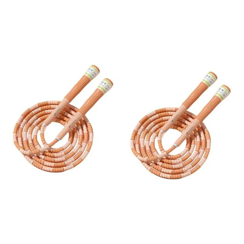 Ovanda Student Supply Non Countable Jump Ropes Kids Handle ABS Plastic, Rope TPE PVC Plastic 2.3~2.8m-22