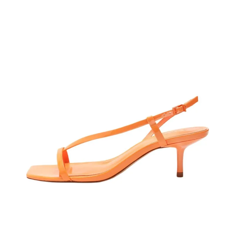 Schutz Heloise Strap Sandals 5.5cm Women's Orange-0