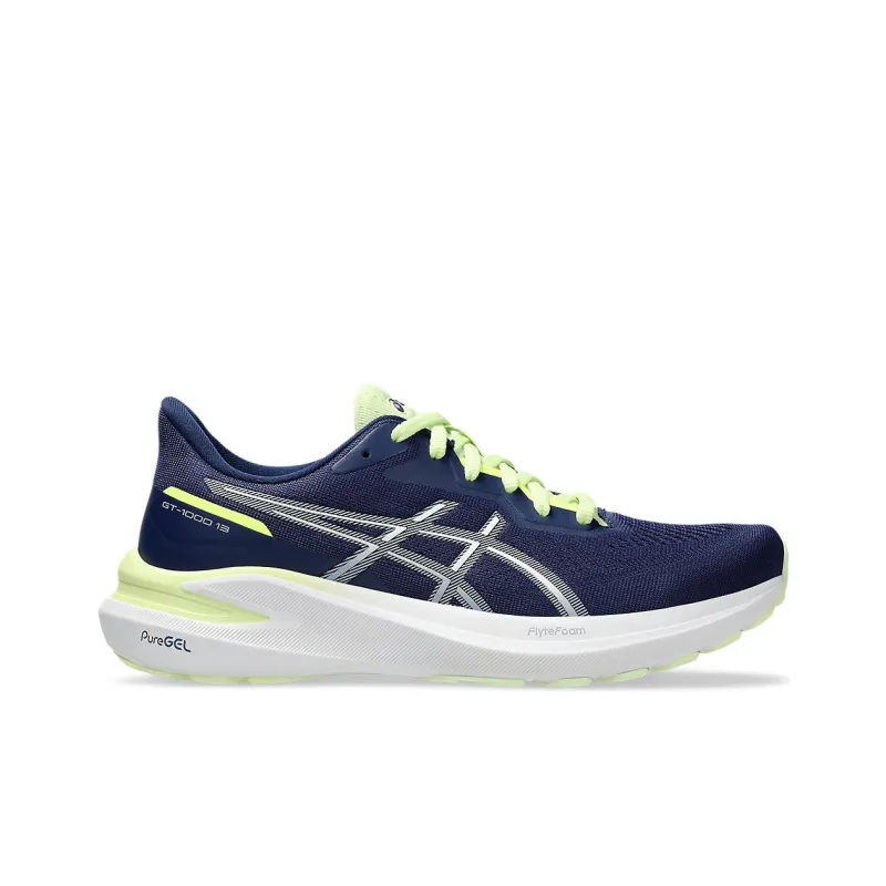 Asics GT-1000 13 Anti-Slip Wear-Resistant Low-Top Running Shoes Women's Turquoise-1