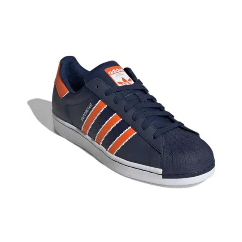 Adidas Originals Superstar Night Indigo Orange Cloud White US M