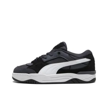 PUMA 180 Corduroy Coverage Anti-Slip And Wear-Resistant Low-Top Skateboard Shoes Unisex Gray White
