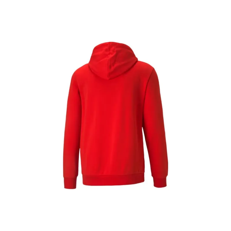 PUMA Essentials Big Logo Hoodie Sweatshirt Men's Red-1
