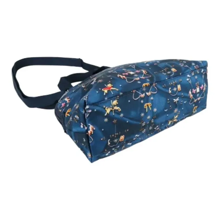 LeSportsac Polyester Boston Bag Portable Crossbody Bag Shoulder Bag Mini Women's Blue-3