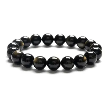 Qiong Yu Obsidian Bracelets Unisex