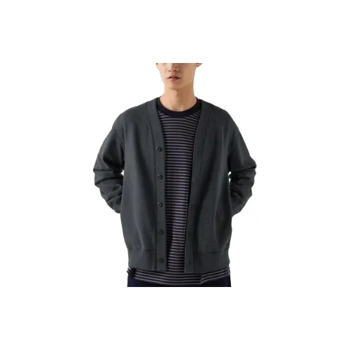 UNIQLO Knitwear Men Dark Gray