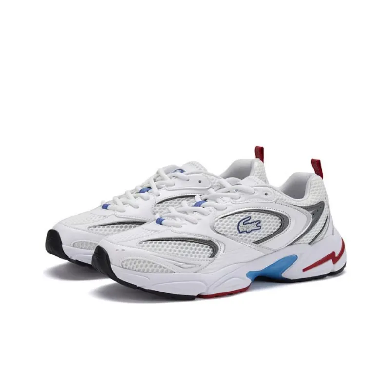 LACOSTE Low Top Casual Shoes Men's White-2