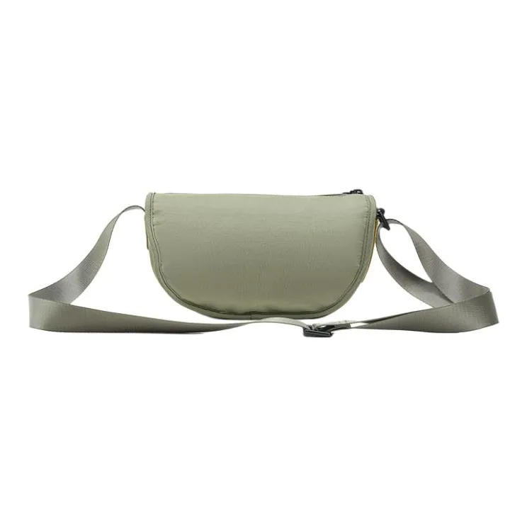 XTEP Textile Fabric Shoulder Bag, Crossbody Bag Unisex Green/Dark Gray/Gray Pink/Black-1