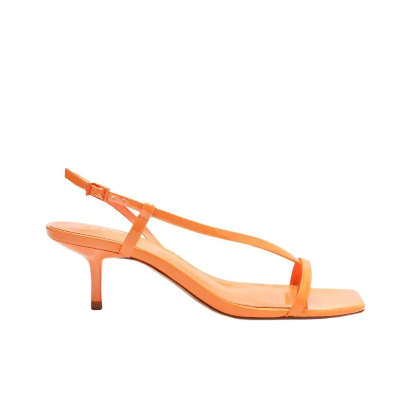 Schutz Heloise Strap Sandals 5.5cm Women's Orange-1