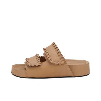 ATP Atelier Slide Slippers 4cm Women's Brown
