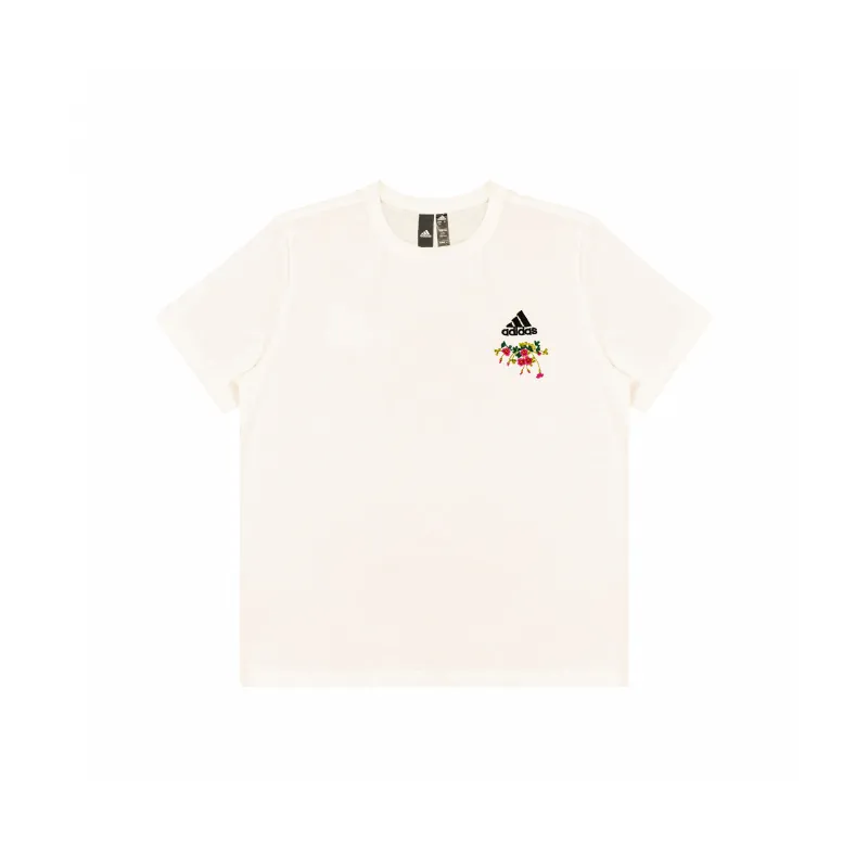 Adidas T Shirts Unisex Ecru-1