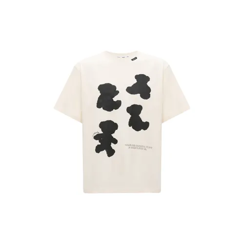 TSMLXLT T-Shirts Men Cream White