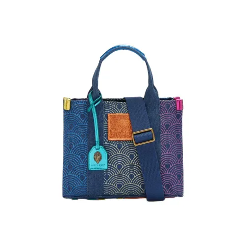 Kurt Geiger London Canvas Canvas Bag Shoulder Bag Crossbody Bag Handbag Small Size Women's Marine Blue