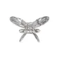 Silver Butterfly Medium Size Claw Clip