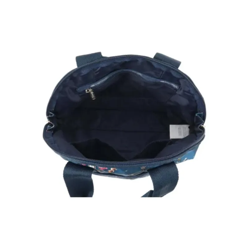 LeSportsac Polyester Boston Bag Portable Crossbody Bag Shoulder Bag Mini Women's Blue-4