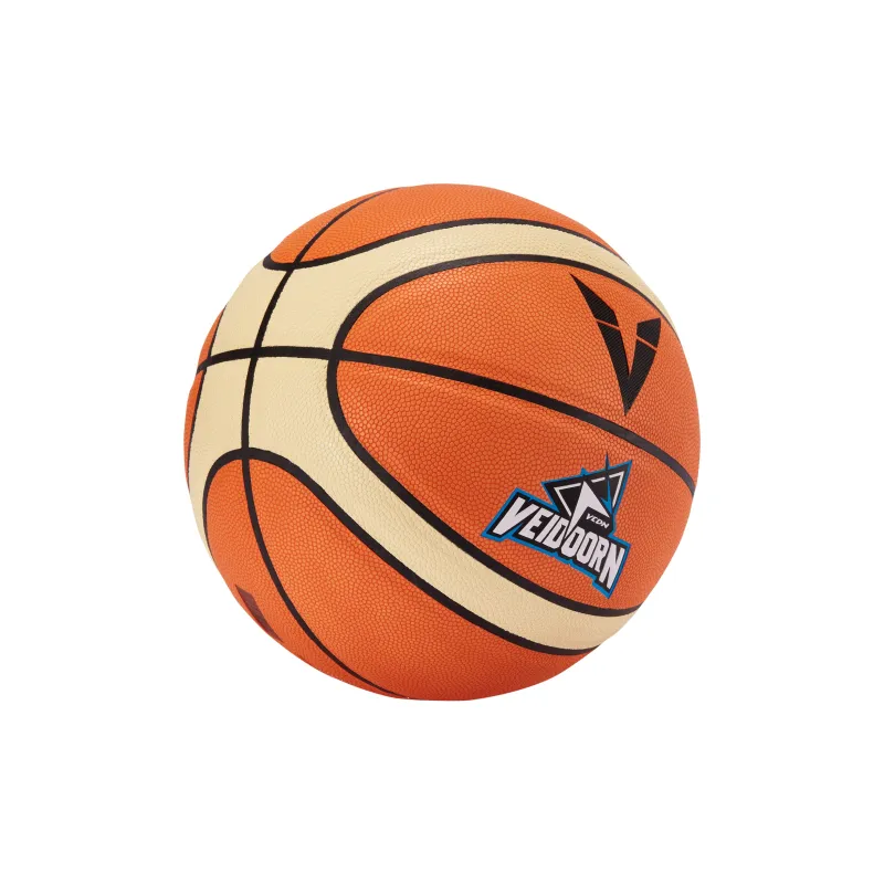 VEIDOORN Microfiber Leather Basketball Orange Size 7 Ball Training Competition Unisex-11