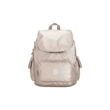 Kipling Polyamide Backpack Small Size Women's Metallic