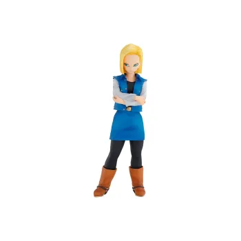 BANPRESTO Android 18 Glasses Factory Dragon Ball The Horror Of Artificial Humans Scale Figures