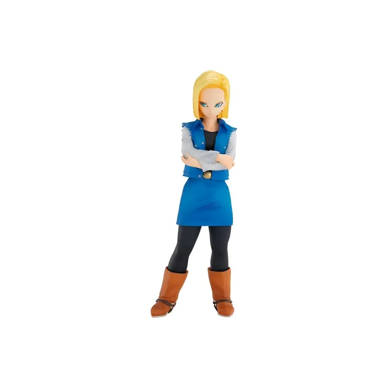 BANPRESTO Android 18 Glasses Factory Dragon Ball The Horror Of Artificial Humans Scale Figures-0