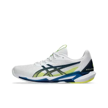 Asics Solution Speed FF 3 Slip Resistant Low Top Tennis Shoes Men's White
