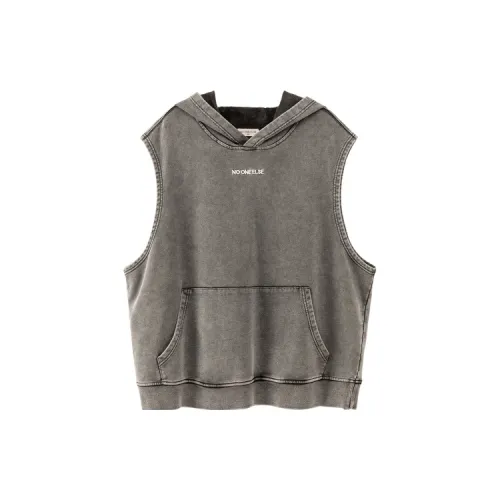 NO ONE ELSE Vests Unisex Dark Gray