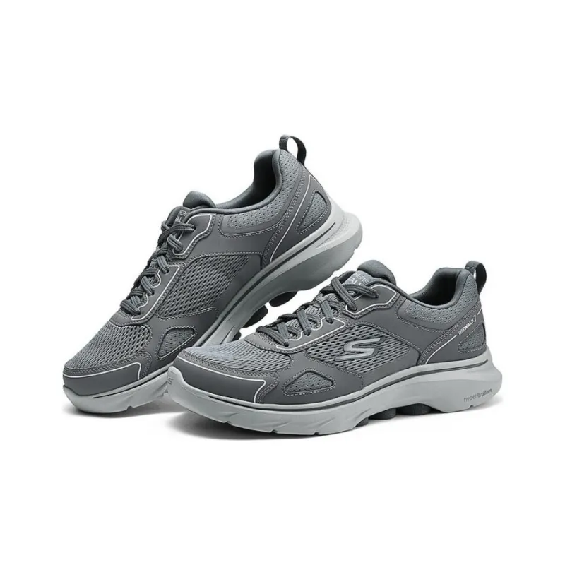 Skechers GO WALK 7 Low Top Casual Shoes Men's Gray-2