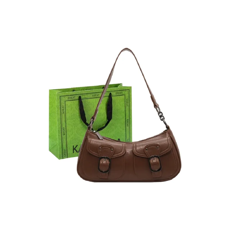 KARUISHA Pu Crossbody Handbag Shoulder Bag Regular Women's Black Coffee Brown Pink Silver White-2