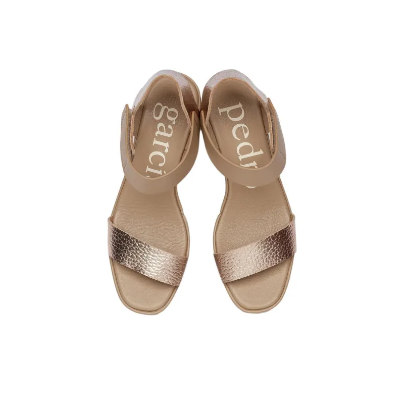 Pedro García Franses Strap Sandals 6cm Women's Beige-4