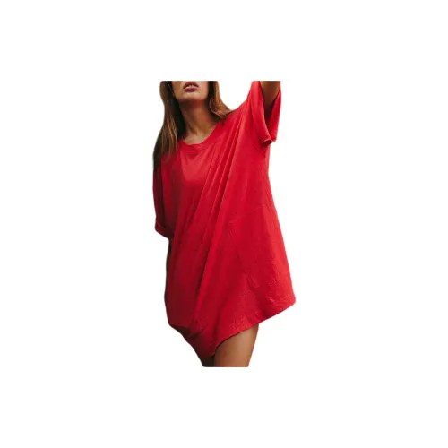 FREE PEOPLE Short-Sleeved Dresses Women's Atlas Red