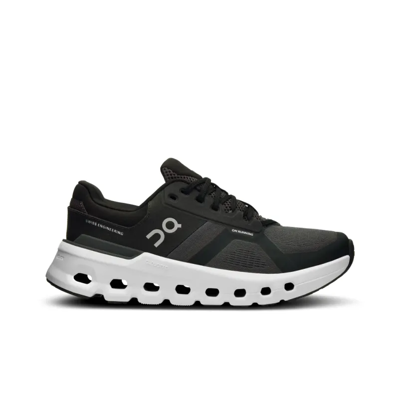 On Cloudrunner 2 Cushioning, Slip Resistant, And Abrasion Resistant Low Top Casual Running Shoes Women's Black-1