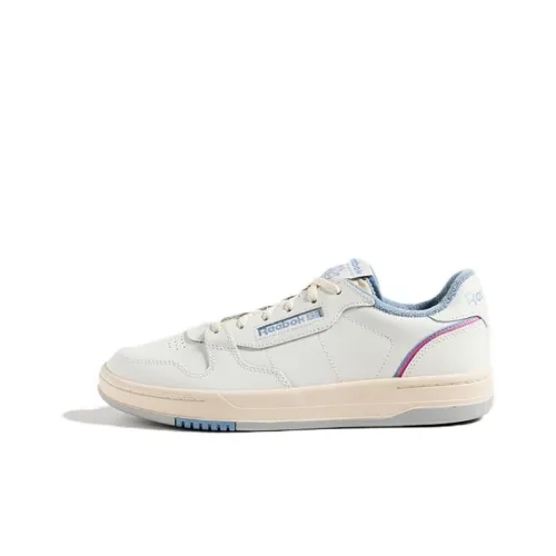 Reebok Phase Court Anti-Slip Wear-Resistant Low-Top Casual Running Shoes Women's White