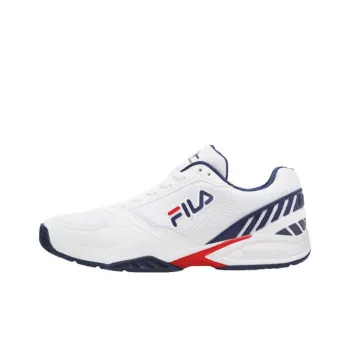 FILA Volley Zone Anti Slip And Wear Resistant Breathable Low Top Casual Shoes Men's White