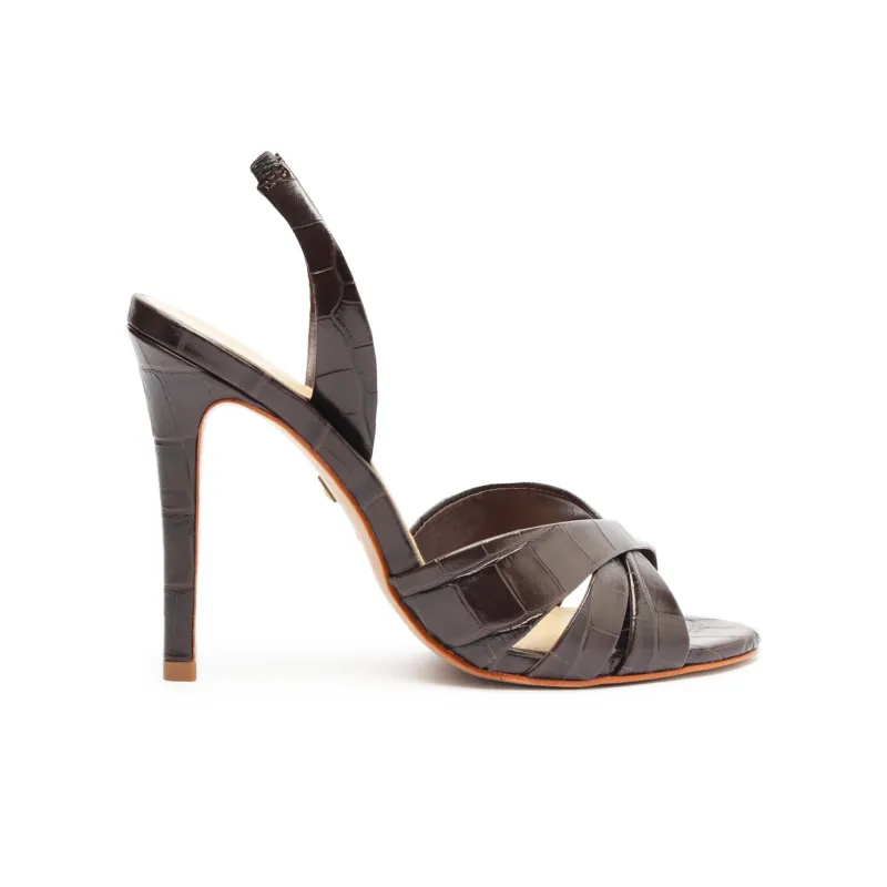 Schutz Keefa Strap Sandals 10.5cm Women's Black-1