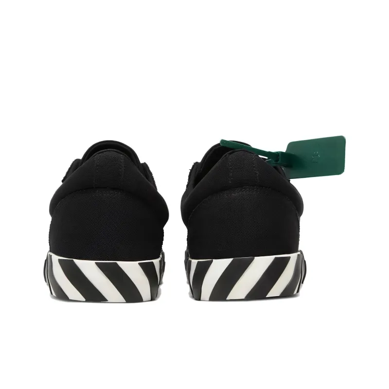 OFF WHITE Vulc Low Canvas Black White Women's-4