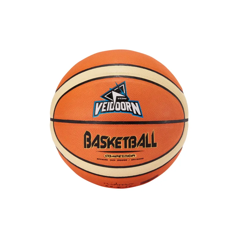VEIDOORN Microfiber Leather Basketball Orange Size 7 Ball Training Competition Unisex-10
