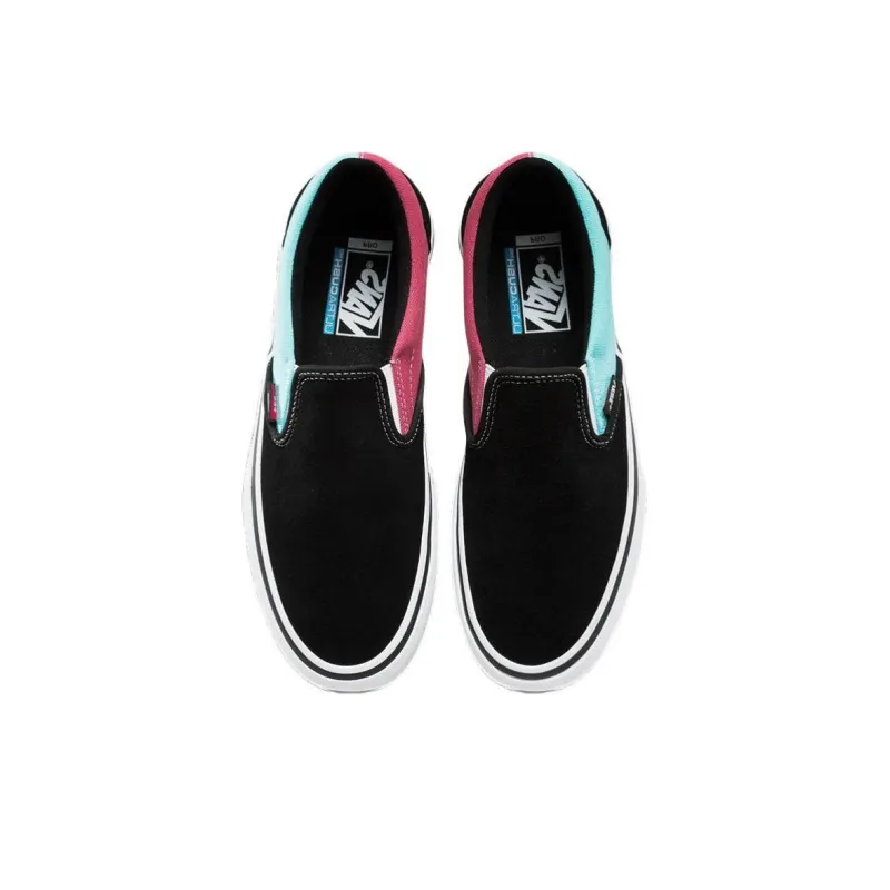 Vans Slip On Pro 'Asymmetry Blue Rose'-3