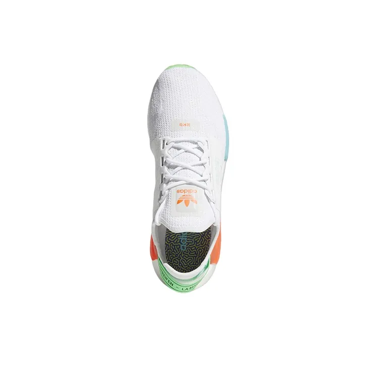 Adidas Originals Nmd R1 V2 Glow White Sonic Ink-4