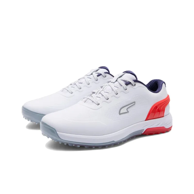 PUMA Alphacat Nitro Anti Slip Wear Resistant Low Top Golf Shoes Men's White Red-2